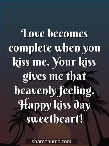 lines on kiss day